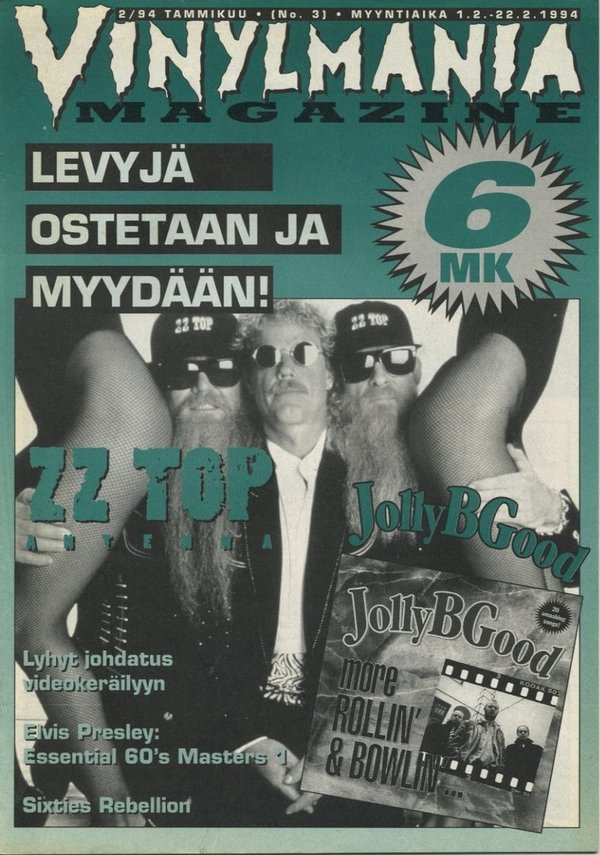 Vinylmania 2/94 (Käytetty lehti, K4)