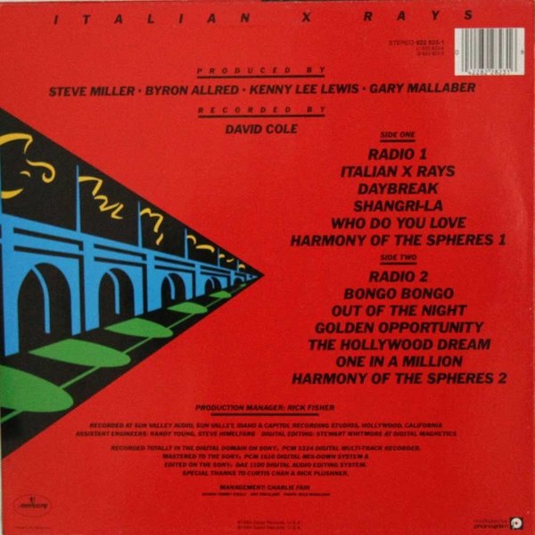 Steve Miller Band : Italian X Rays (Käytetty LP)