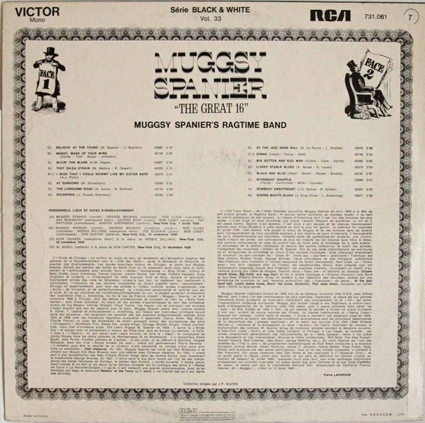 Muggsy Spanier : The Great 16 (Käytetty LP)