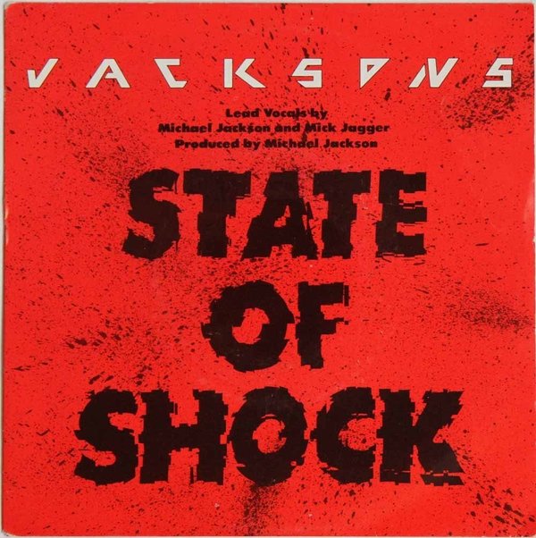 Jacksons : State Of Shock (Käytetty single)