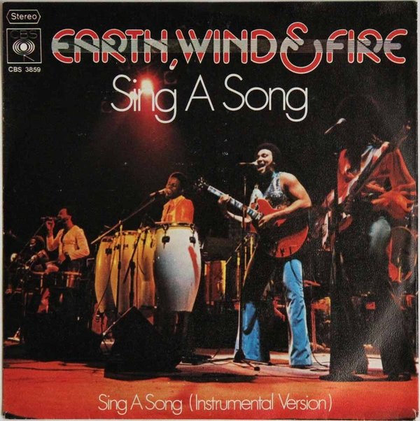 Earth, Wind & Fire : Sing A Song (Käytetty single)