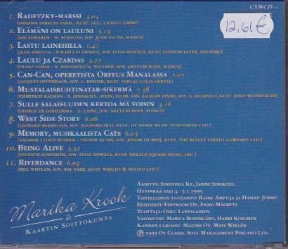 Marika Krook & Kaartin soittokunta CD