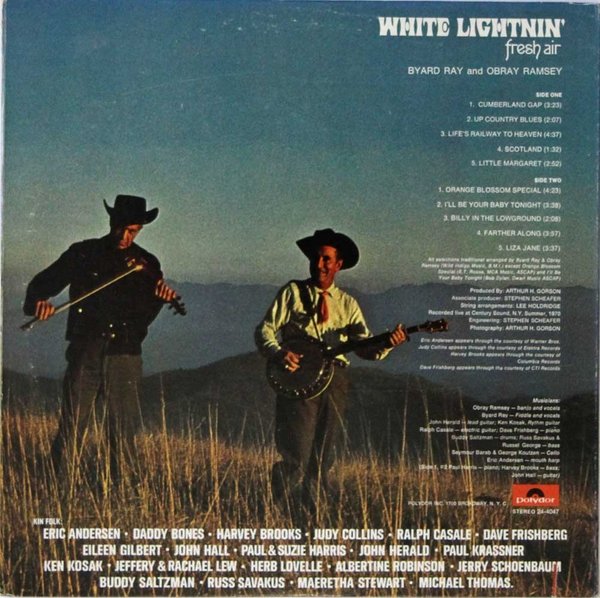 White Lightnin' : Fresh Air (Käytetty LP)