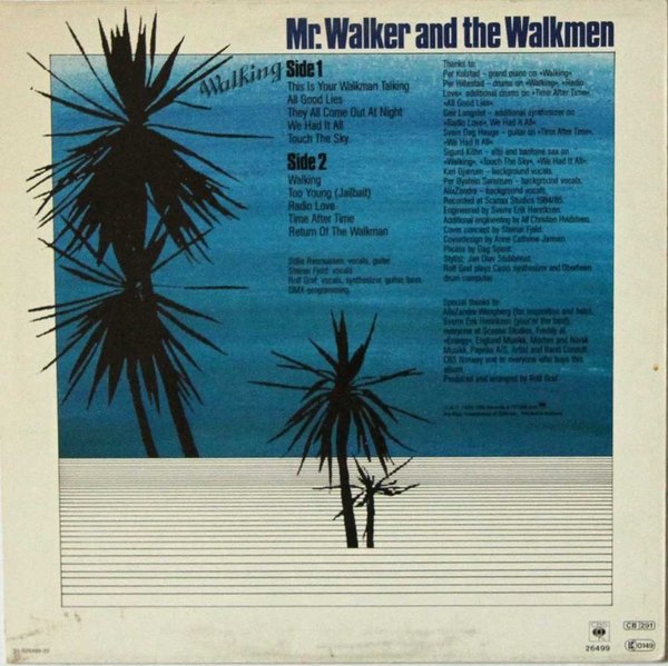 Mr. Walker and the Walkmen : Walking LP (Käyt)
