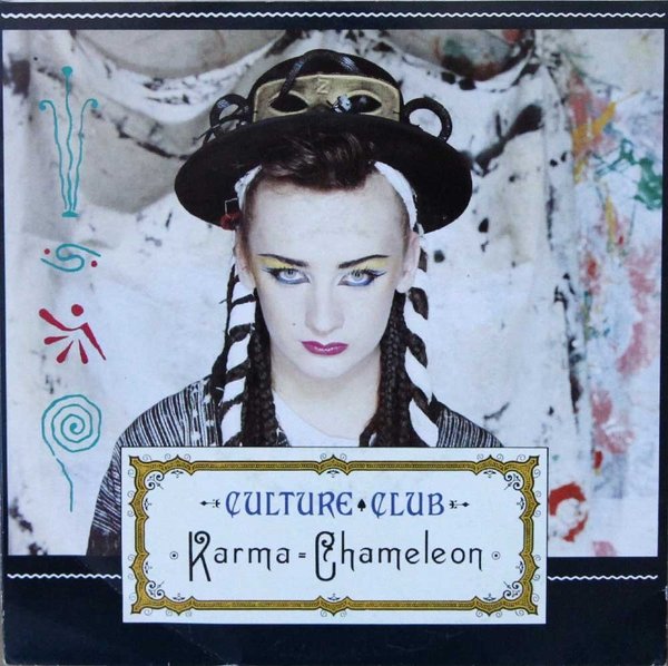 Culture Club : Karma Chameleon 7" (Käyt. single. FIN)