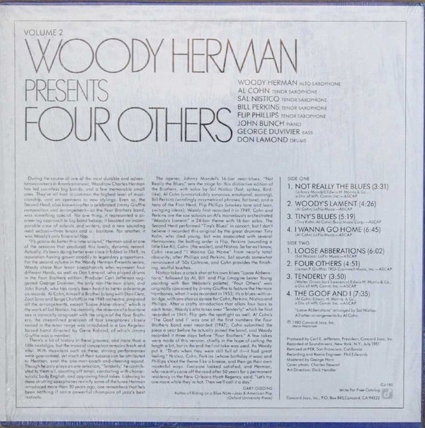 Woody Herman : Presents Four Others Vol 2