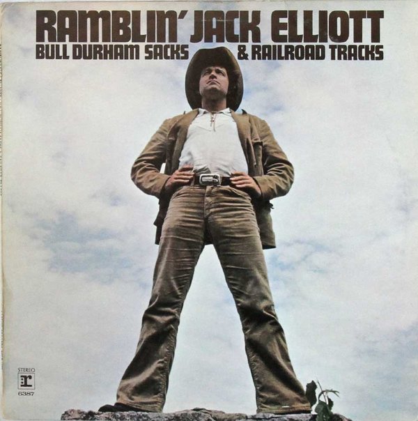 Ramblin' Jack Elliott : Bull Durham Sacks & Railroad Tracks LP (Käyt)