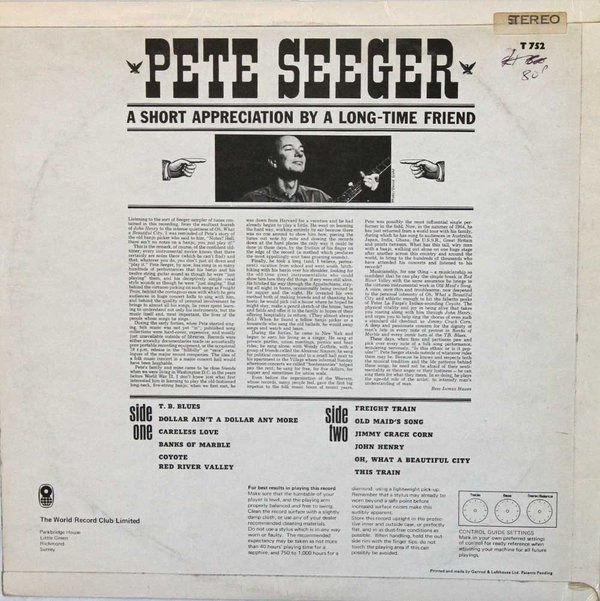 Pete Seeger : Freight Train LP