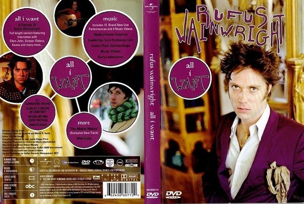 Rufus Wainwright : All I Want DVD