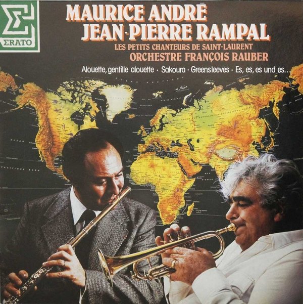 Maurice André, Jean-Pierre Rampal : Les Petits Chanteurs de Saint-Laurent LP (Käyt)