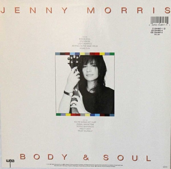 Jenny Morris : Body & Soul LP