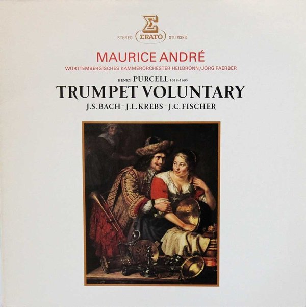Maurice André: Trumpet Voluntary LP (Käyt)
