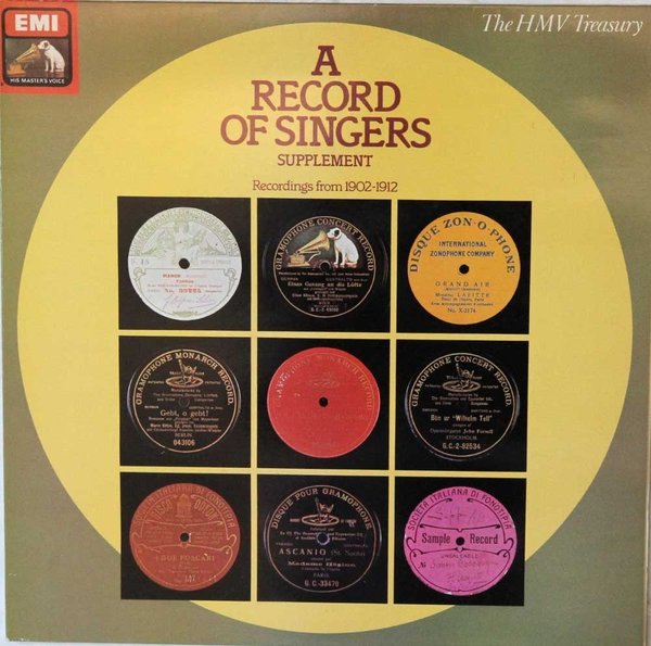 V/A : A Record of Singers LP