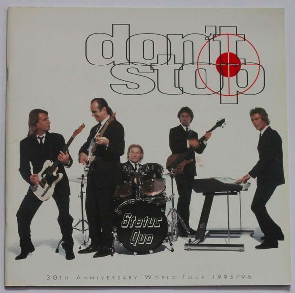 Status Quo : Don't Stop 30h Anniversary World Tour 1995/96 Programme