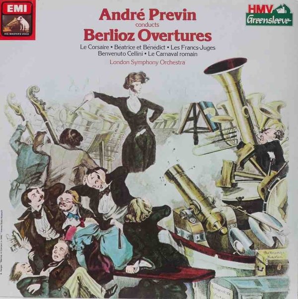 Hector Berlioz / The London Symphony Orchestra / André Previn : Berlioz Overtures LP