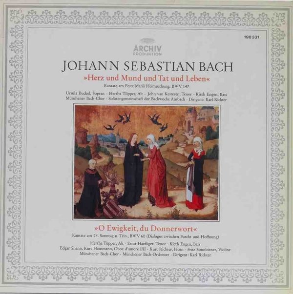 J.S. Bach : Kantaten, BWV 147, BWV 60 LP (Käytetty)
