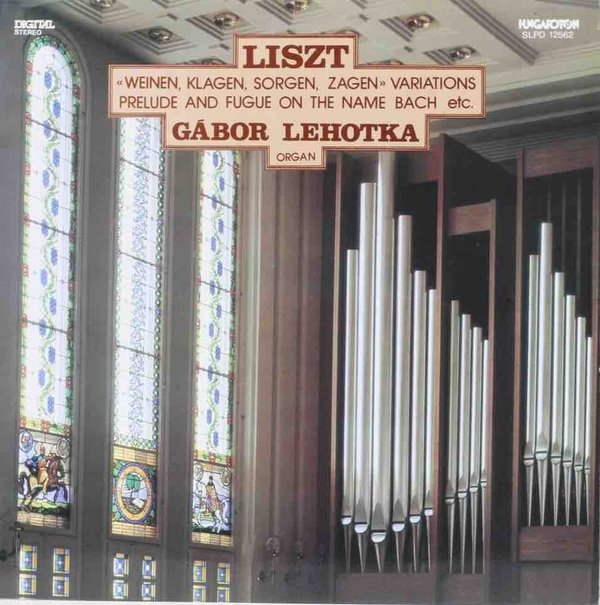 Liszt / tGábor Lehotka : Works For Organ LP (Käyt)