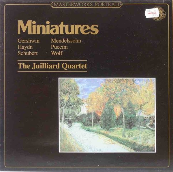 Juilliard Quartet: Miniatures LP (Käyt)