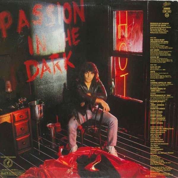 Danny Spanos : Passion In The Dark LP (Käyt)