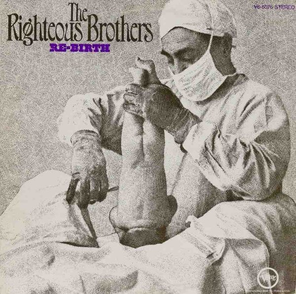 Righteous Brothers : Re-Birth LP Käyt