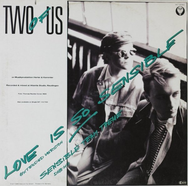 Two Of Us: Love Is So Sensible 12" (Käyt)
