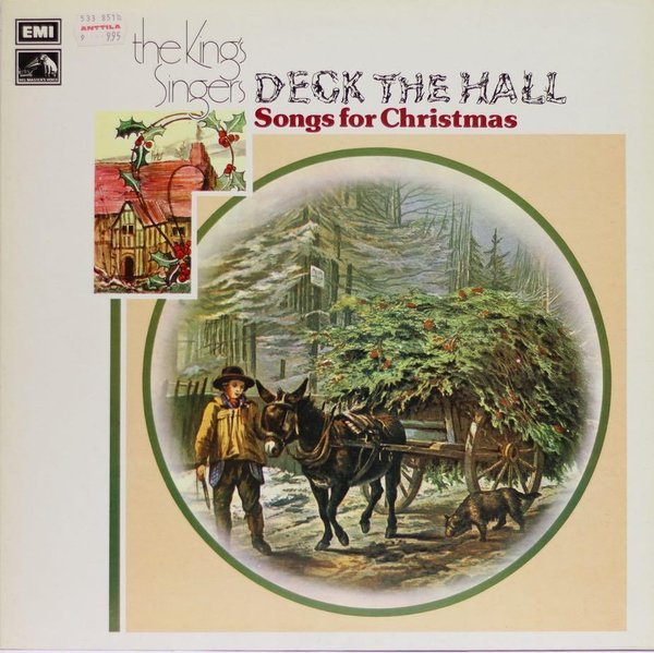 King's Singers : Deck the Hall - Songs for Christmas LP (Käyt)