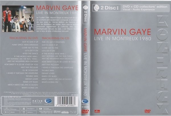Marvin Gaye : Live In Montreux 1980 DVD+CD (Käyt)