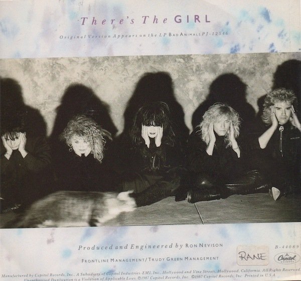 Heart : There's The Girl 7" (Käyt)