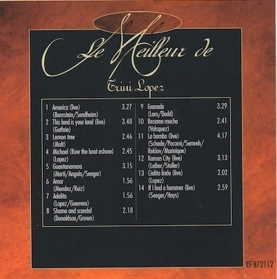 Trini Lopez : Le Meilleur De Trini Lopez CD (Käyt)