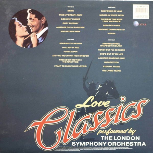 London Symphony Orchestra : Love Classics 2LP (Käyt)
