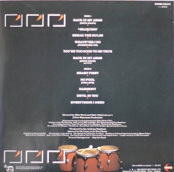 Hazell Dean : Heart First LP (Käyt)
