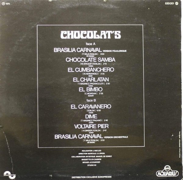 Chocolat's: Brasilia Carnaval LP Käyt