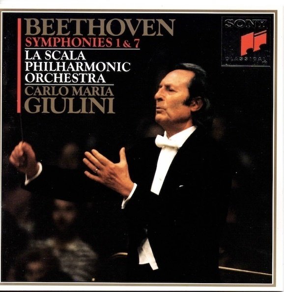 Beethoven / Carlo Maria Giulini : Beethoven Symphonies 1 & 7 (Käyt. CD)