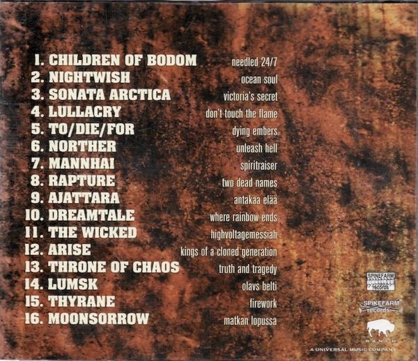 V/A : Spinefarm Records Spring Sampler 2003 CD (Käyt)