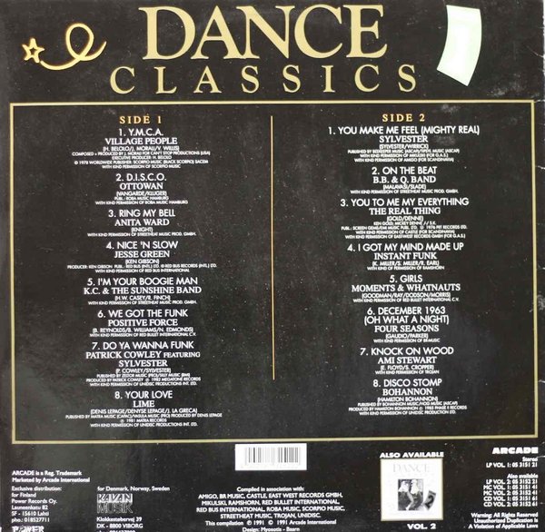 V/A: Dance Classics Volume 1 Käyt. LP