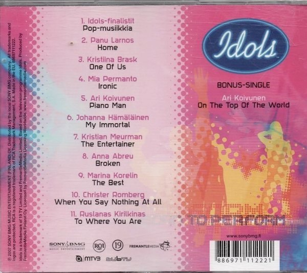 V/A : Idols 2007 CD+CDs (Käyt)