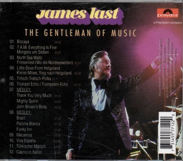 James Last : The Gentleman Of Music CD (Käyt)