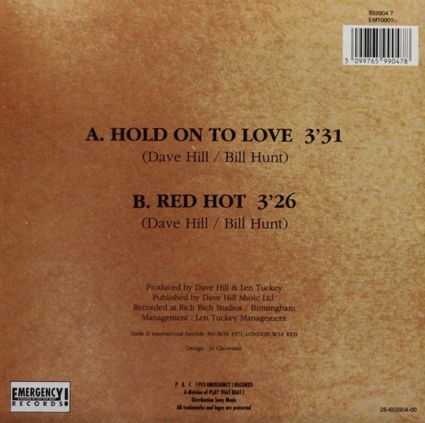 Slade II : Hold On To Love 7" (Käyt)