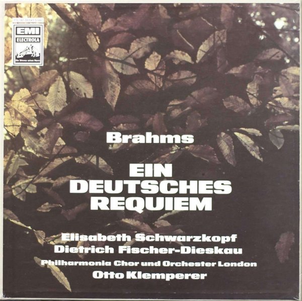Brahms / Klemperer : Ein Deutsches Requiem 2LP Box (Käyt)