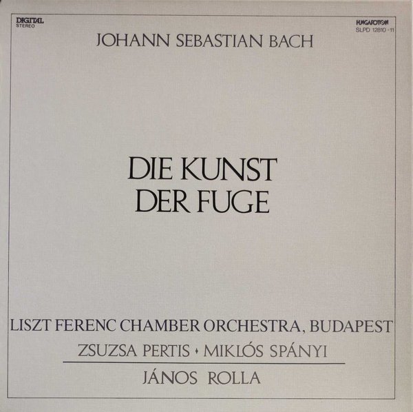 Bach / LFCO / Rolla : Die Kunst Der Fuge 2LP (Käyt. Box)