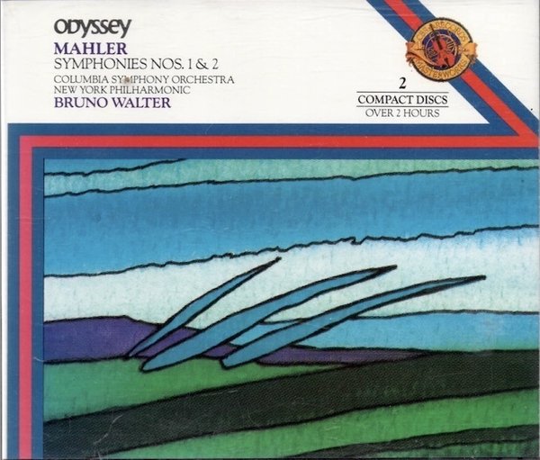 Mahler / Columbia Symphony Orchestra / Bruno Walter : Symphonies 1 & 2 (Käyt. 2CD)