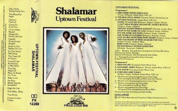 Shalamar: Uptown Festival MC (Käyt)