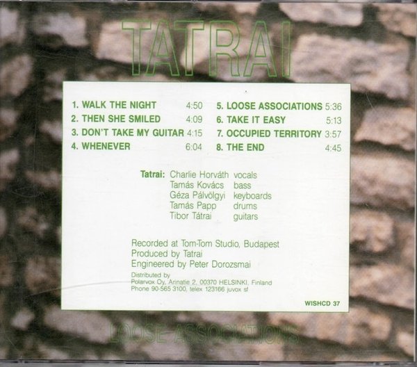Tatrai: Loose Association CD (Käyt)