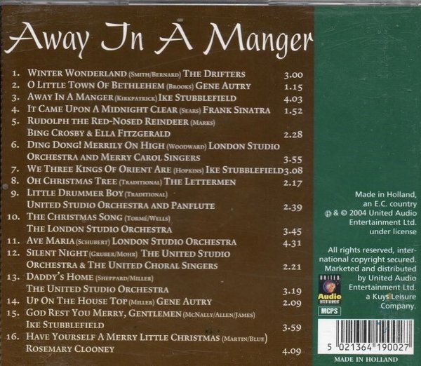 V/A : Away In A Manger CD (Käyt)