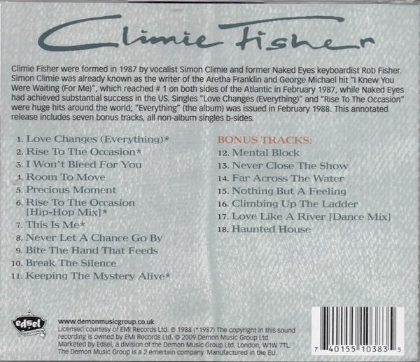 Climie Fisher: Everything...Plus CD (Käyt)