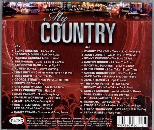 V/A : My Country Vol 4 (Käyt. 2CD)