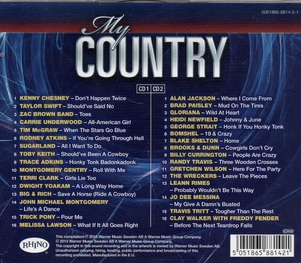 V/A: My Country Vol 1 (Käyt. 2CD)