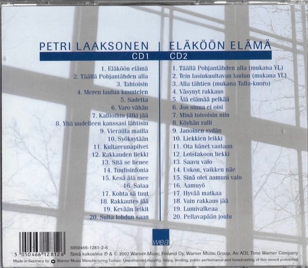 Petri Laaksonen: Eläköön elämä - 40 laulua Pohjantähden alta 2CD (Käyt)