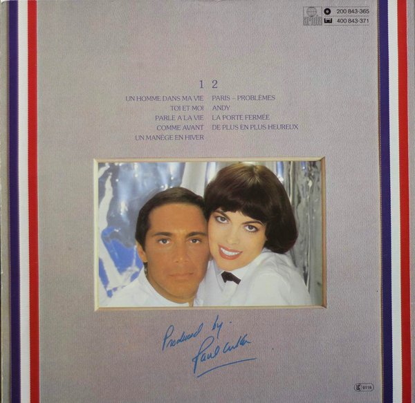 Mireille Mathieu Chante Paul Anka: Toi Et Moi LP (Käyt)