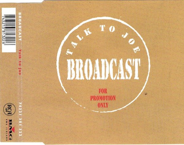 Broadcast: Talk To Joe CDs (Käyt. Promo)